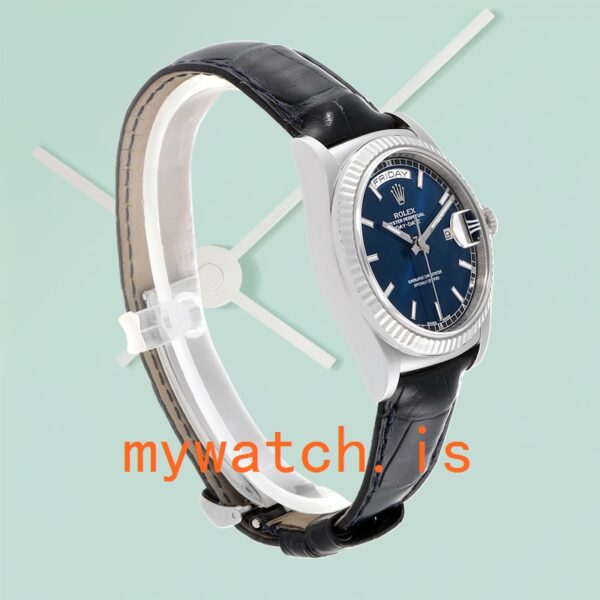 Rolex Day-Date 118139-L 36mm Men’s Blue Dial Automatic - Image 4