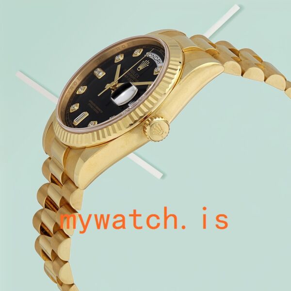 Rolex Day-Date 36mm Men’s 118238BKDP Black Dial - Image 4