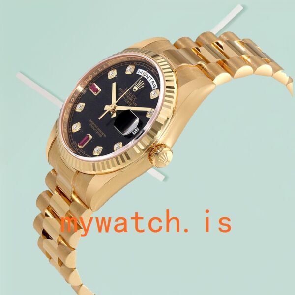 Rolex Day-Date Ladies 118238BKDRP 36mm Automatic Yellow Gold-tone - Image 4