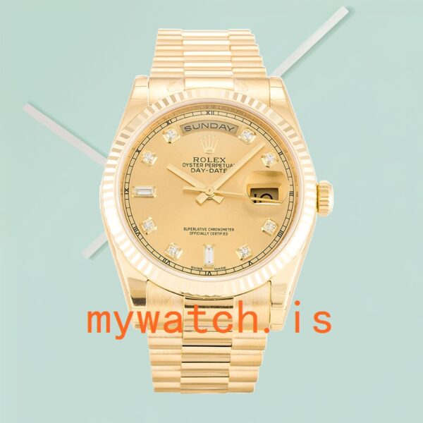 Rolex Day-Date 36mm Men’s 118238 Stainless Steel - Image 2
