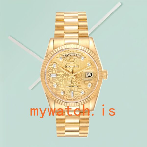 Rolex Day-Date 118238CJDP Men’s 36mm Automatic Yellow Gold-tone - Image 2