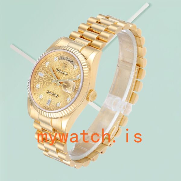 Rolex Day-Date 118238CJDP Men’s 36mm Automatic Yellow Gold-tone - Image 4