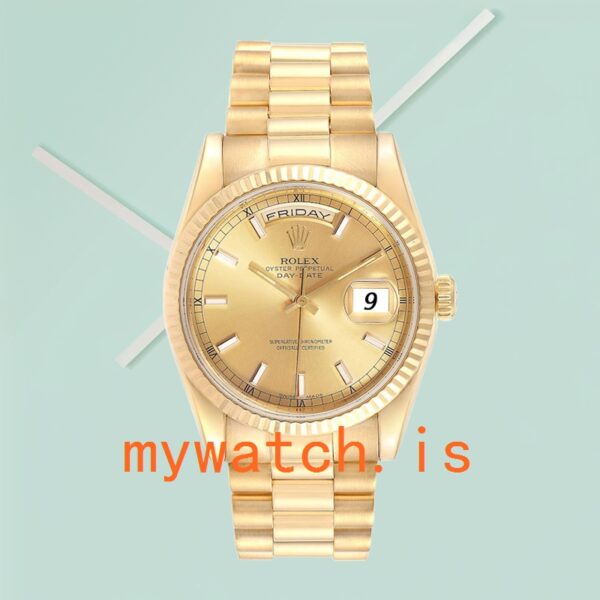 Rolex Day-Date 118238CSP Men’s 36mm Champagne Dial - Image 2