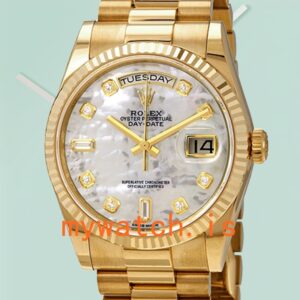 Rolex Day-Date 36mm 118238MDP Men’s Yellow Gold-tone Automatic