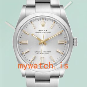 Rolex Oyster Perpetual 41mm m124300-0001 Unisex Silver-tone