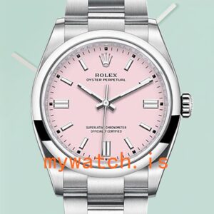 Rolex Oyster Perpetual m126000-0008 Unisex 36mm Pink Dial Oyster Bracelet