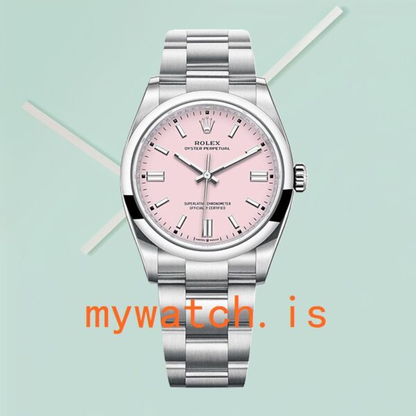 Rolex Oyster Perpetual m126000-0008 Unisex 36mm Pink Dial Oyster Bracelet - Image 4