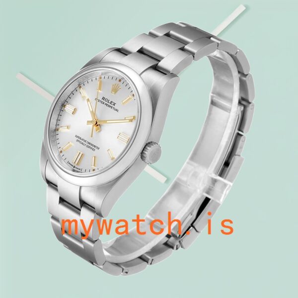 Rolex Oyster Perpetual 36mm m126000-0001 Unisex Silver-tone Automatic - Image 3