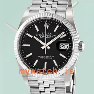 Rolex Datejust Men’s 36mm m126200-0003 Black Dial