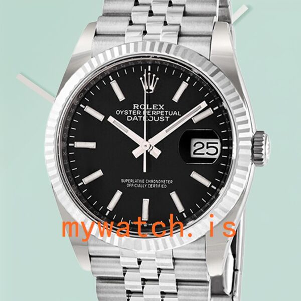 Rolex Datejust Men’s 36mm m126200-0003 Black Dial