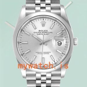 Rolex Datejust Men’s m126200-0001 36mm Silver-tone