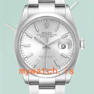 Rolex Datejust 36mm Men’s m126200-0002 Silver-tone Oyster Bracelet