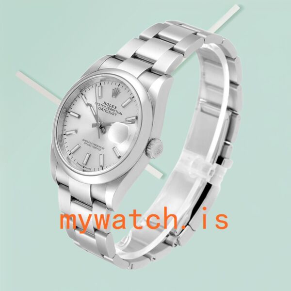 Rolex Datejust 36mm Men’s m126200-0002 Silver-tone Oyster Bracelet - Image 4