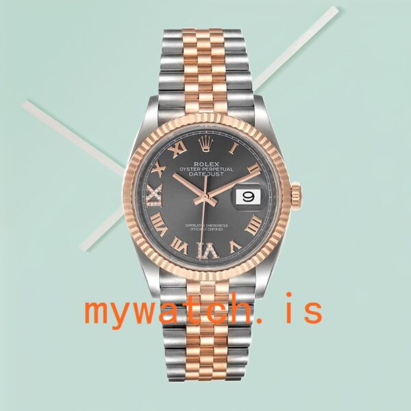 Rolex Datejust Men’s m126231-0023 36mm Grey Dial - Image 2