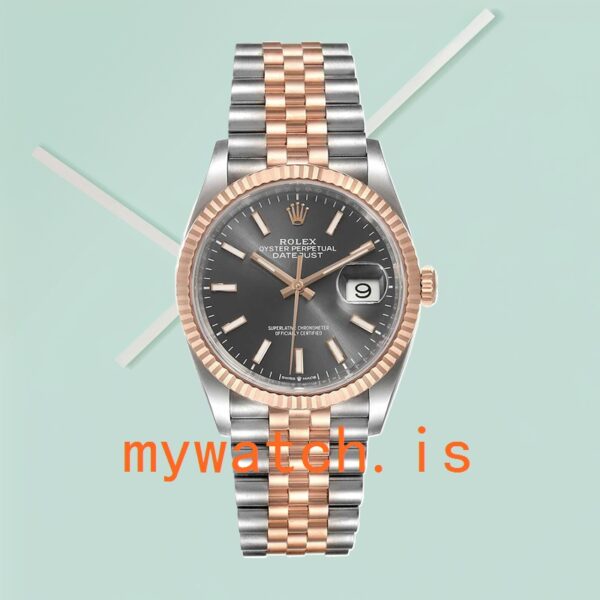 Rolex Datejust 36mm Men’s m126231-0013 Automatic Grey Dial - Image 3