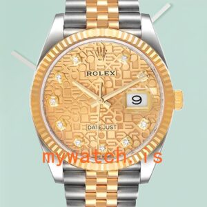Rolex Datejust Men’s 36mm m126233-0033 Silver-tone Stainless Steel