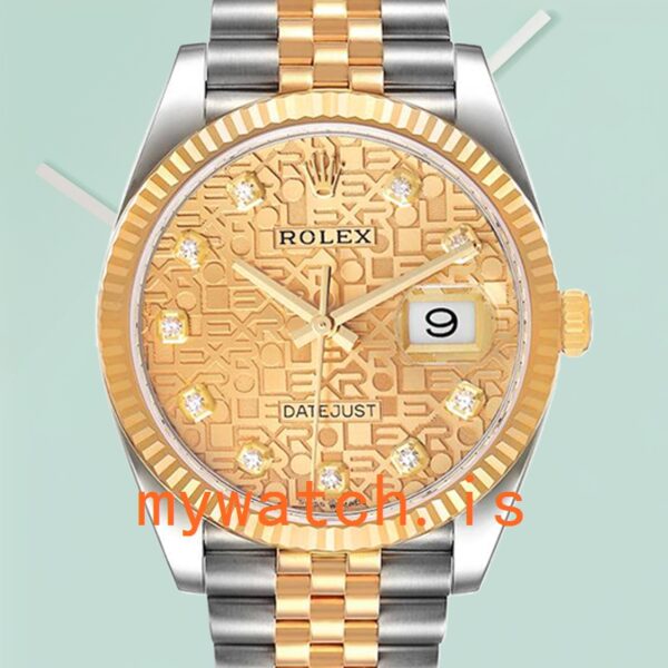 Rolex Datejust Men’s 36mm m126233-0033 Silver-tone Stainless Steel