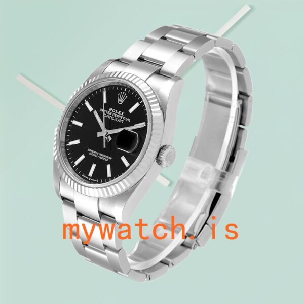 Rolex Datejust Men’s 36mm 126234BKSO Silver-tone Automatic - Image 4