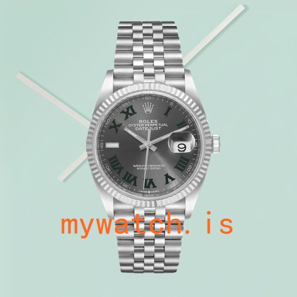 Rolex Datejust m126234-0045 36mm Men’s Wimbledon Dial - Image 2