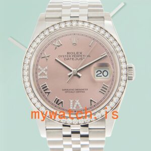 Rolex Datejust Ladies 36mm m126284rbr-0023 Jubilee Bracelet Pink Dial