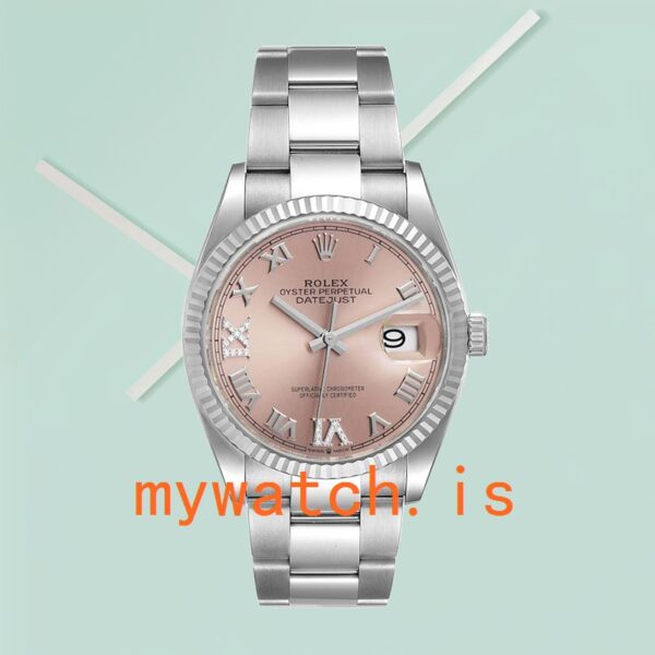 Rolex Datejust Ladies m126234-0032 36mm Pink Dial - Image 2