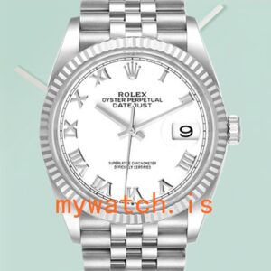 Rolex Datejust Men’s 126234WRJ 36mm Silver-tone White Dial