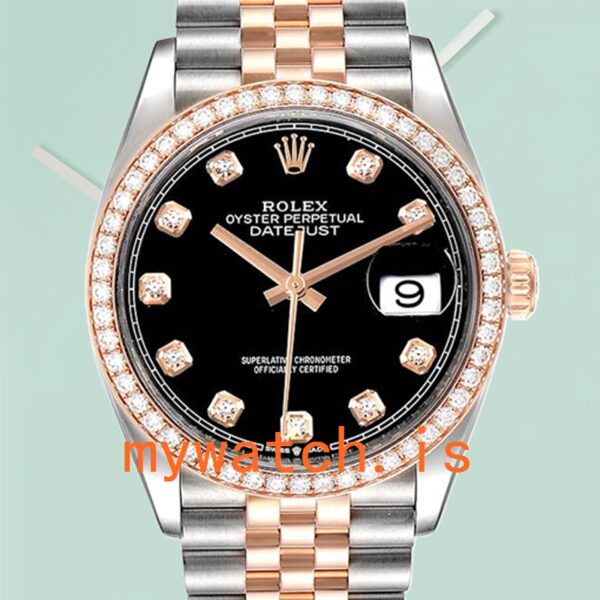 Rolex Datejust 36mm m126281rbr-0007 Men’s Black Dial