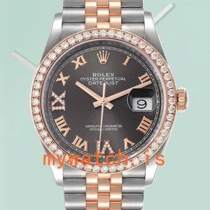 Rolex Datejust m126281rbr-0011 Men’s 36mm Diamond Bezel