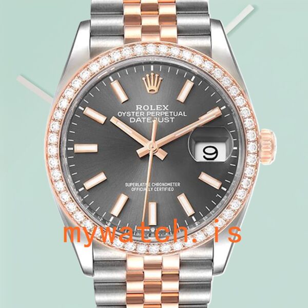 Rolex Datejust 36mm Men’s m126281rbr-0001 Silver-tone