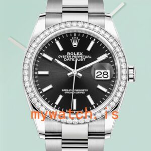 Rolex Datejust m126284rbr-0008 Ladies 36mm Diamond Bezel