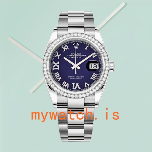 Rolex Datejust Ladies 36mm m126284rbr-0014 Oyster Bracelet - Image 2