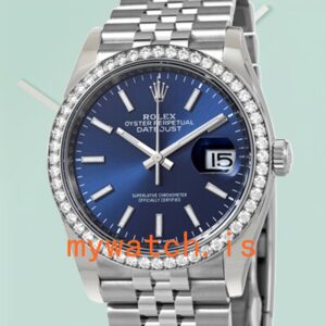 Rolex Datejust m126284rbr-0009 36mm Ladies Silver-tone