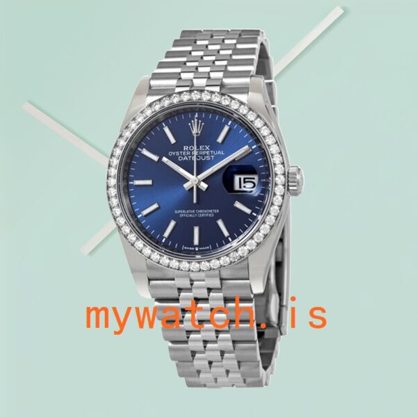 Rolex Datejust m126284rbr-0009 36mm Ladies Silver-tone - Image 2