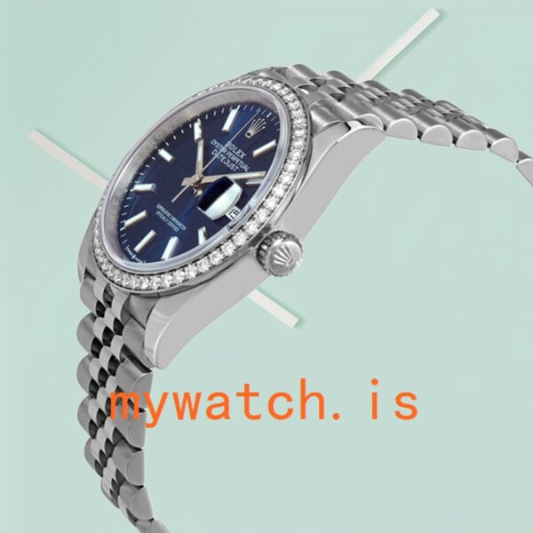 Rolex Datejust m126284rbr-0009 36mm Ladies Silver-tone - Image 4