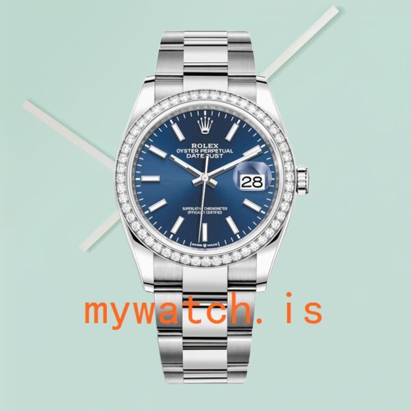 Rolex Datejust 36mm Ladies m126284rbr-0010 Silver-tone - Image 2