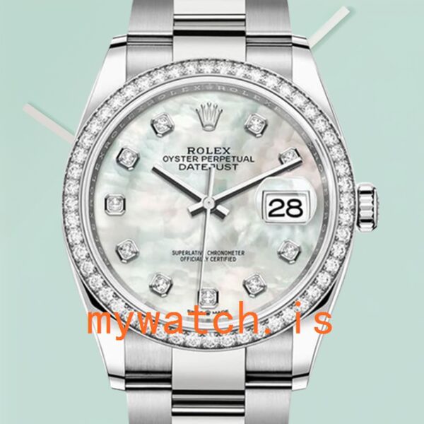 Rolex Datejust m126284rbr-0012 Ladies 36mm Oyster Bracelet