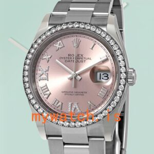 Rolex Datejust Ladies 36mm m126284rbr-0024 Pink Dial