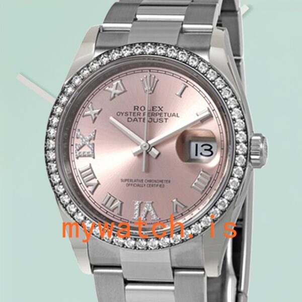 Rolex Datejust Ladies 36mm m126284rbr-0024 Pink Dial