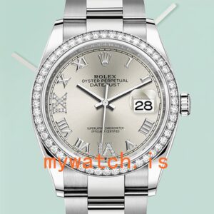 Rolex Datejust Ladies 36mm m126284rbr-0022 Silver Dial