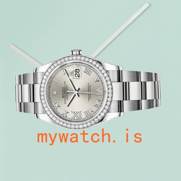 Rolex Datejust Ladies 36mm m126284rbr-0022 Silver Dial - Image 4