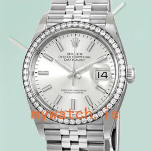 Rolex Datejust Ladies 36mm m126284rbr-0005 Jubilee Bracelet Silver-tone
