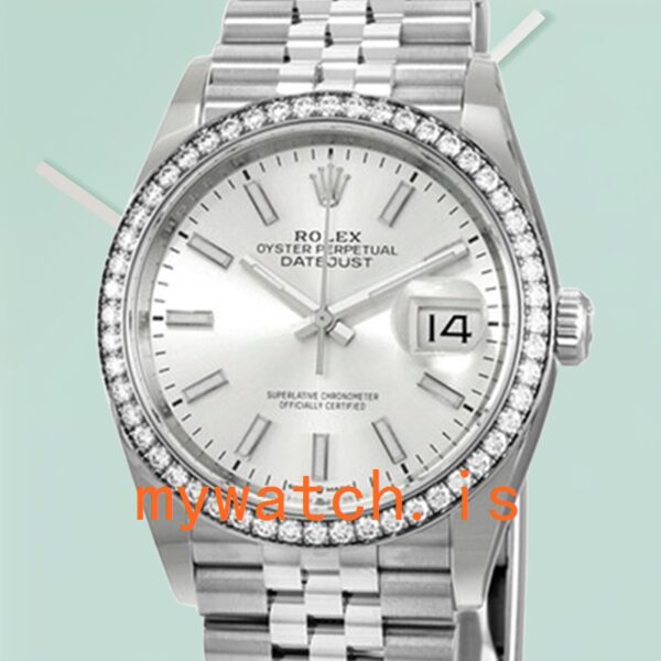 Rolex Datejust Ladies 36mm m126284rbr-0005 Jubilee Bracelet Silver-tone