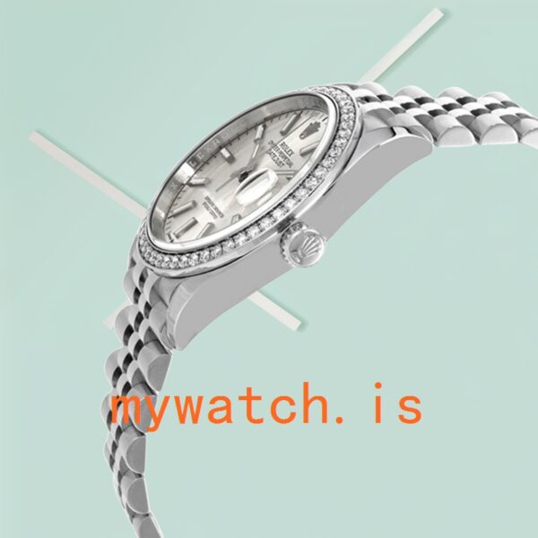 Rolex Datejust Ladies 36mm m126284rbr-0005 Jubilee Bracelet Silver-tone - Image 3