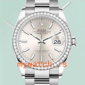Rolex Datejust m126284rbr-0006 36mm Ladies Silver-tone Automatic