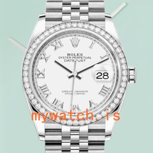 Rolex Datejust Ladies m126284rbr-0017 36mm White Dial