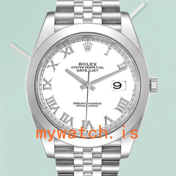 Rolex Datejust m126300-0016 41mm Men’s White Dial Silver-tone