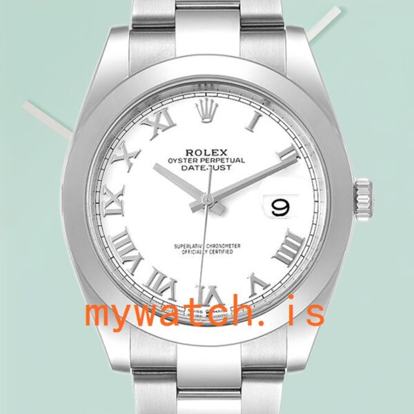 Rolex Datejust 41mm Men’s m126300-0015 White Dial Stainless Steel