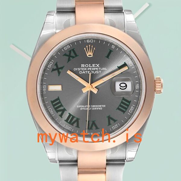 Rolex Datejust 41mm Men’s m126301-0015 Oyster Bracelet Wimbledon Dial
