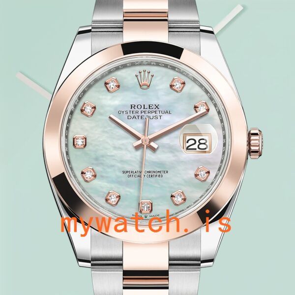 Rolex Datejust 41mm m126301-0013 Men’s Stainless Steel White Mother of Pearl Dial