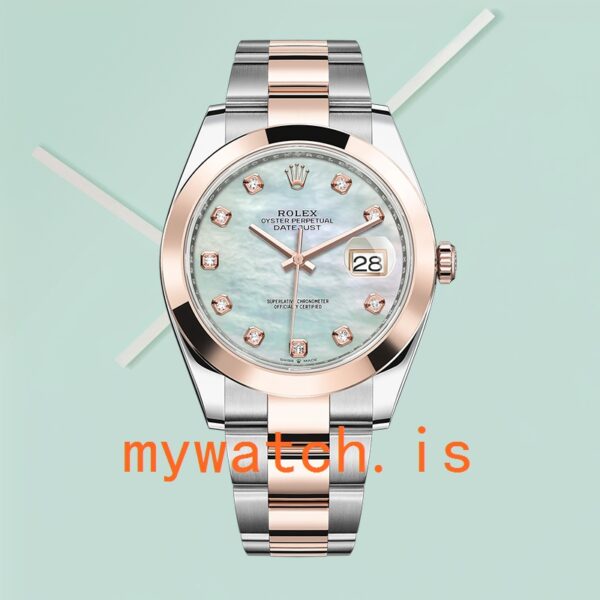 Rolex Datejust 41mm m126301-0013 Men’s Stainless Steel White Mother of Pearl Dial - Image 2